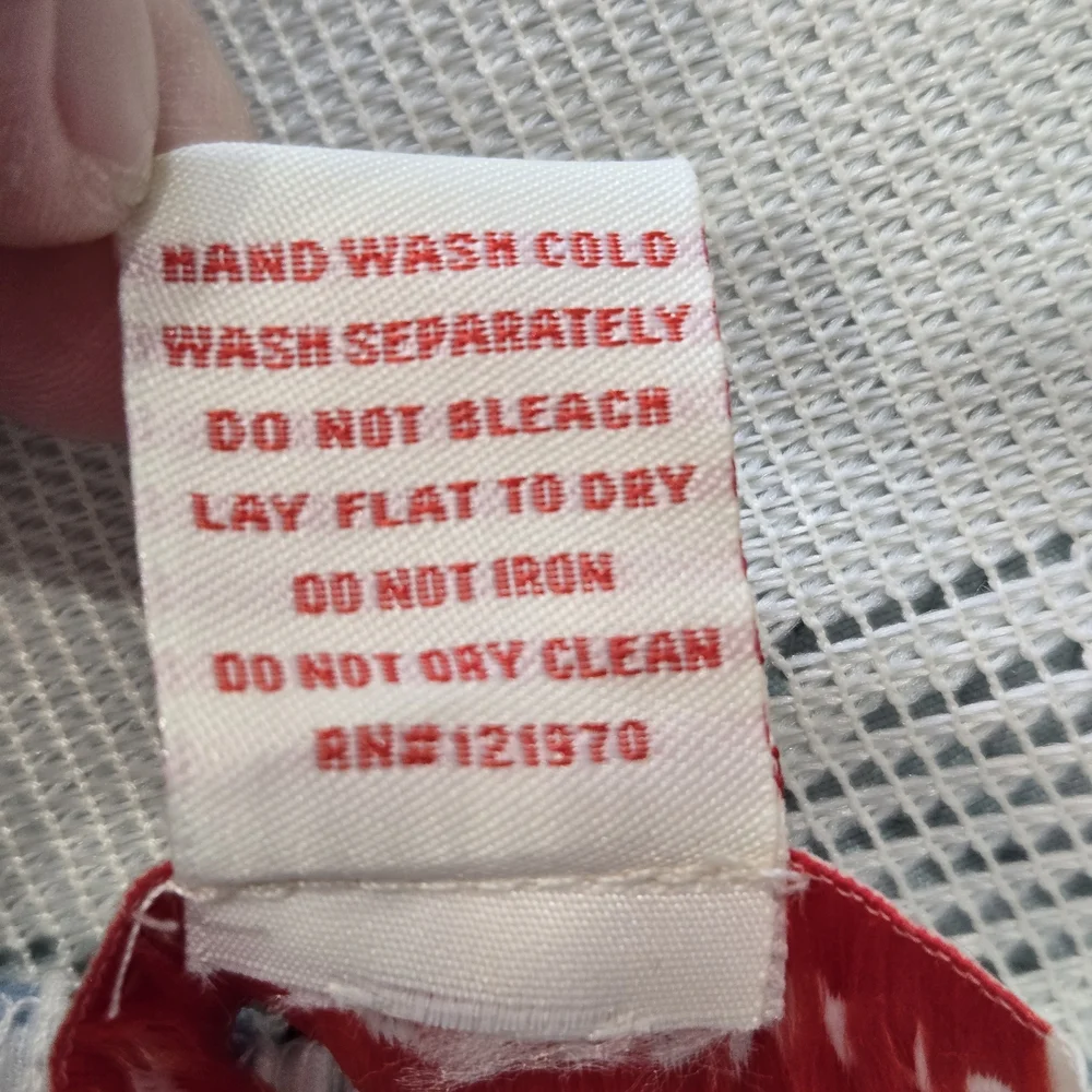 Flying Tomato Elegant Blue and White Patterned Dress Sz Medium - Picture 7 of 7